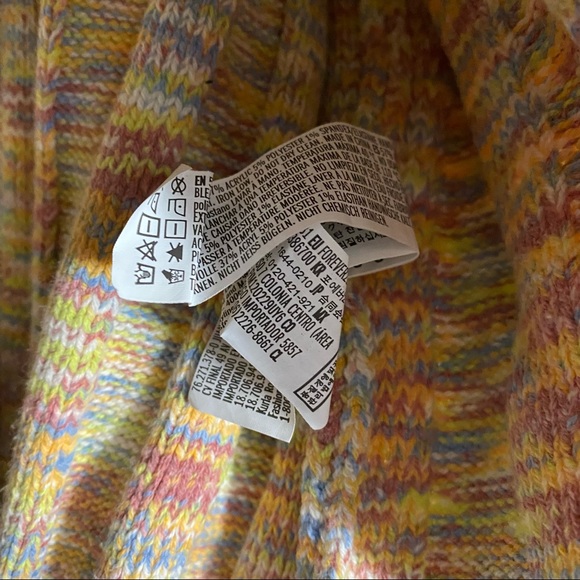 Forever 21 Plus Multi Color Cropped Sweater 2X - Picture 3 of 5